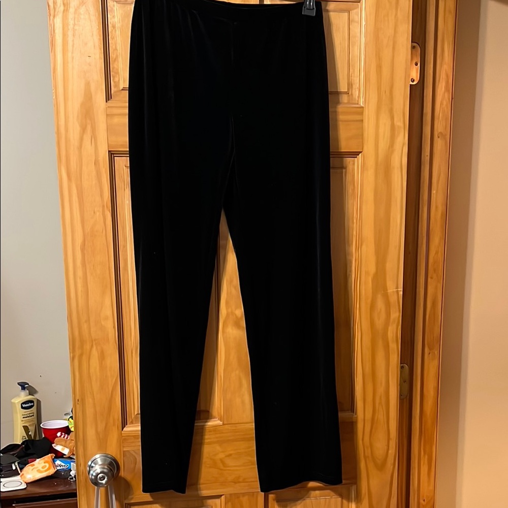 Kate Hill Black Velvet Pants
